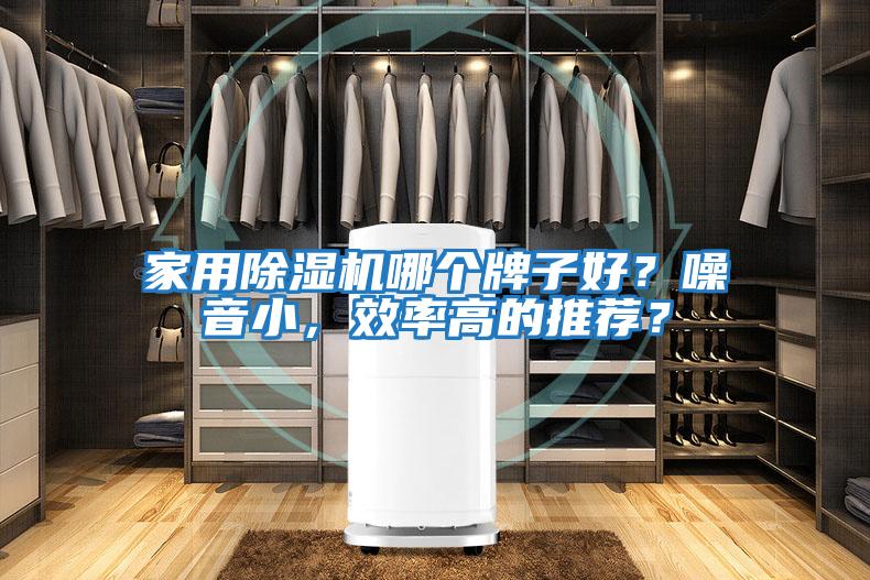 家用除湿机哪个牌子好？噪音小，效率高的推荐？