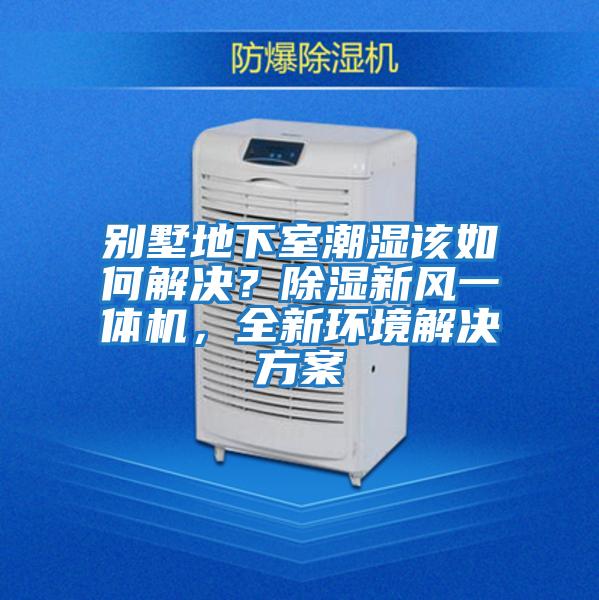 别墅地下室潮湿该如何解决？除湿新风一体机，全新环境解决方案