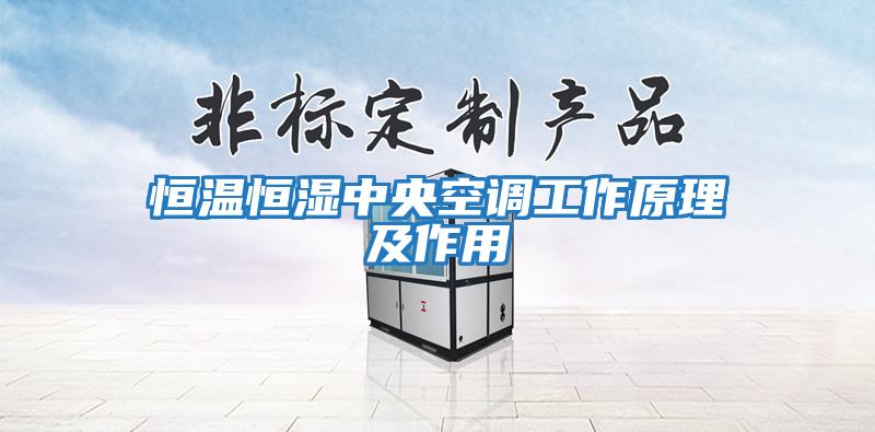 恒温恒湿中央空调工作原理及作用