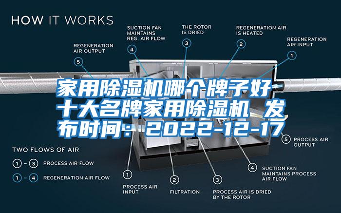 家用除湿机哪个牌子好 十大名牌家用除湿机 发布时间：2022-12-17