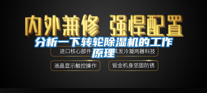 分析一下转轮除湿机的工作原理