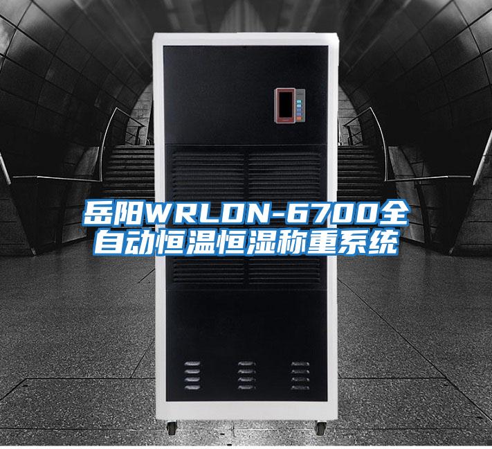 岳阳WRLDN-6700全自动恒温恒湿称重系统