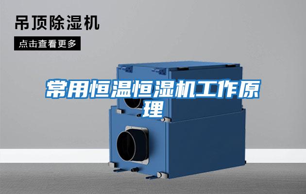 常用恒温恒湿机工作原理