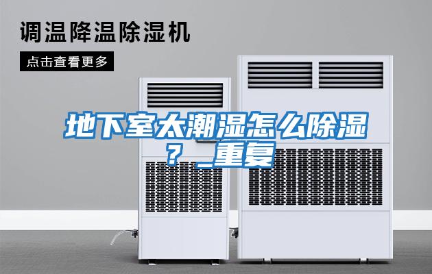 地下室太潮湿怎么除湿？_重复