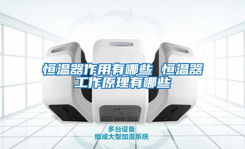 恒温器作用有哪些 恒温器工作原理有哪些