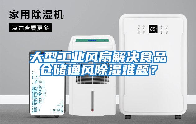 大型工业风扇解决食品仓储通风除湿难题？