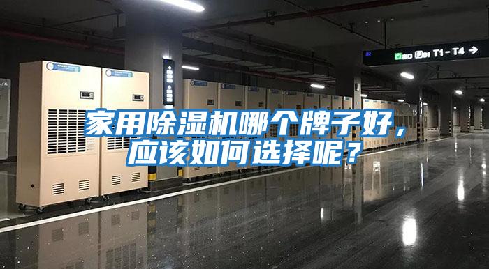 家用除湿机哪个牌子好，应该如何选择呢？