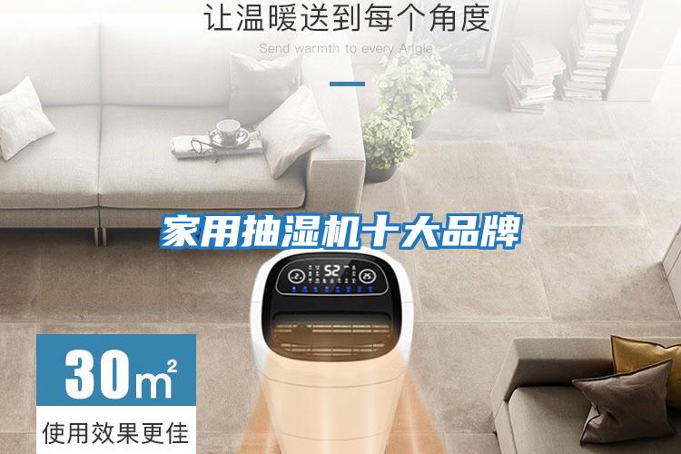 家用抽湿机十大品牌