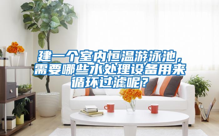 建一个室内恒温游泳池，需要哪些水处理设备用来循环过滤呢？