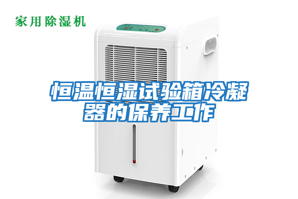 恒温恒湿试验箱冷凝器的保养工作