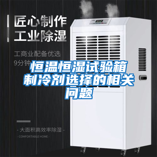 恒温恒湿试验箱制冷剂选择的相关问题
