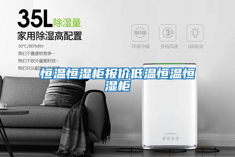 恒温恒湿柜报价低温恒温恒湿柜