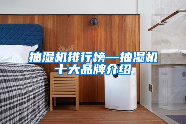 抽湿机排行榜—抽湿机十大品牌介绍