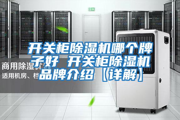 开关柜除湿机哪个牌子好 开关柜除湿机品牌介绍【详解】