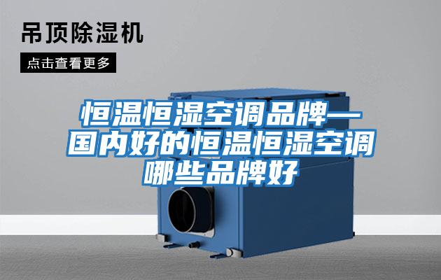 恒温恒湿空调品牌—国内好的恒温恒湿空调哪些品牌好