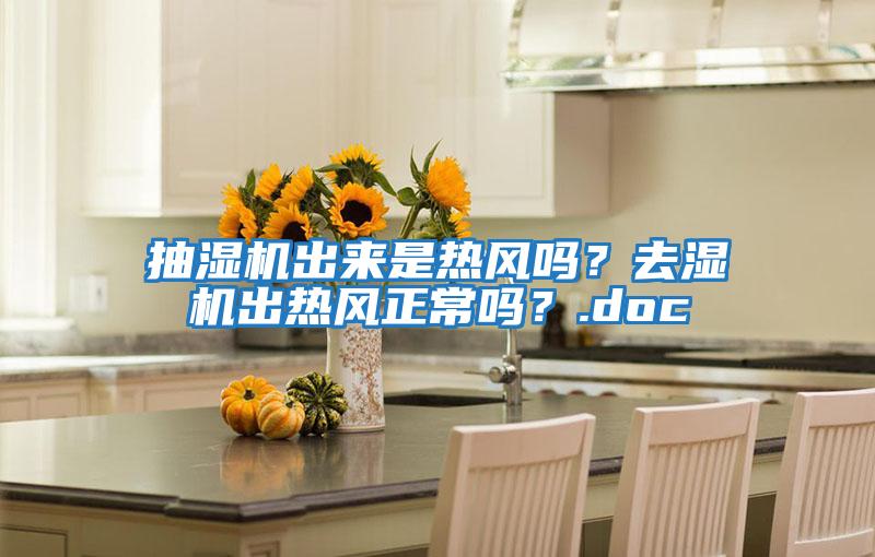 抽湿机出来是热风吗？去湿机出热风正常吗？.doc