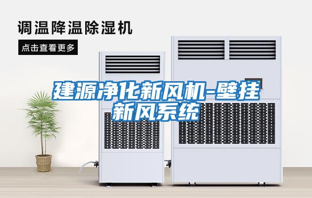 建源净化新风机-壁挂新风系统