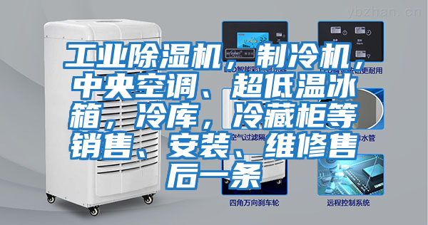 工业除湿机，制冷机，中央空调、超低温冰箱，冷库，冷藏柜等销售、安装、维修售后一条