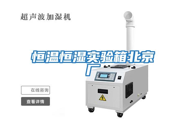 恒温恒湿实验箱北京厂