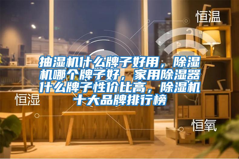 抽湿机什么牌子好用，除湿机哪个牌子好，家用除湿器什么牌子性价比高，除湿机十大品牌排行榜