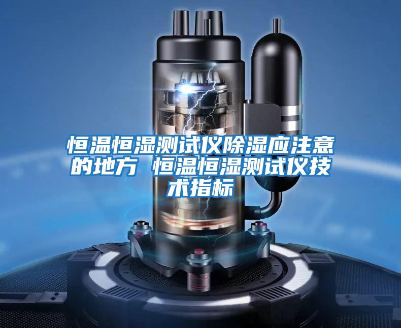 恒温恒湿测试仪除湿应注意的地方 恒温恒湿测试仪技术指标