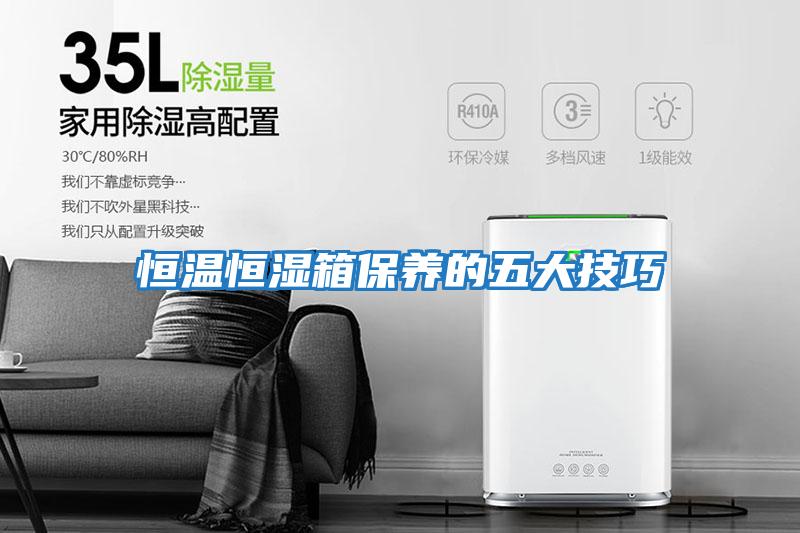 恒温恒湿箱保养的五大技巧