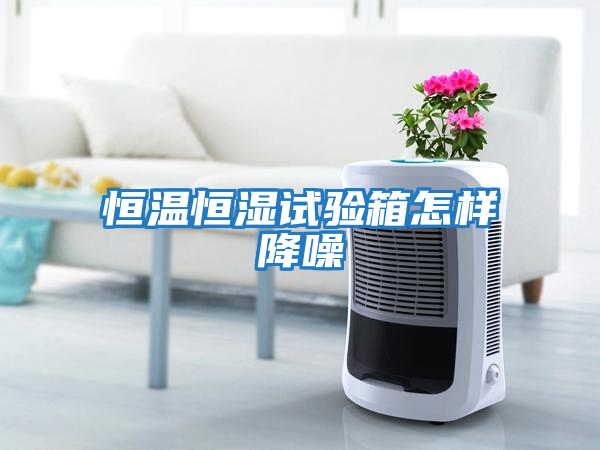 恒温恒湿试验箱怎样降噪