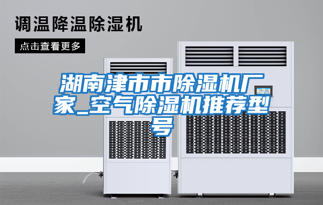 湖南津市市除湿机厂家_空气除湿机推荐型号