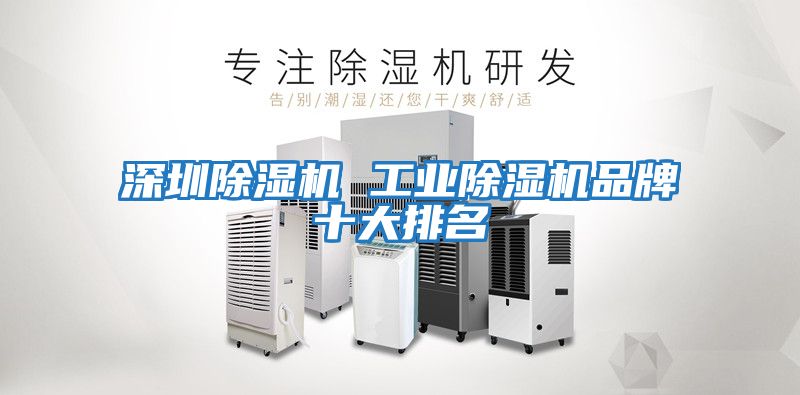 深圳除湿机 工业除湿机品牌十大排名