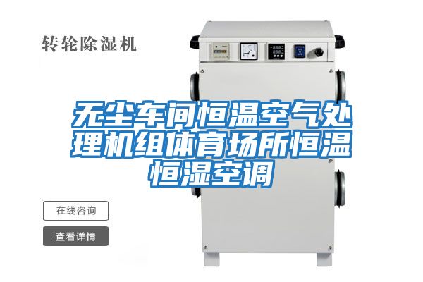 无尘车间恒温空气处理机组体育场所恒温恒湿空调