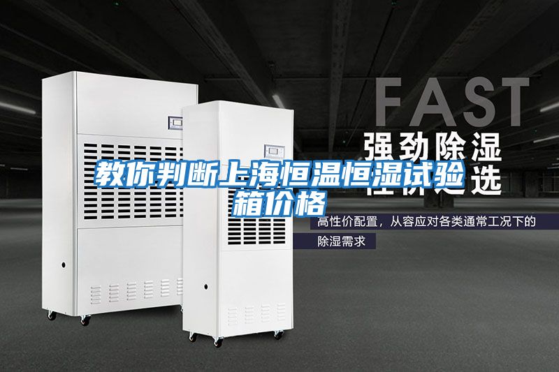 教你判断上海恒温恒湿试验箱价格