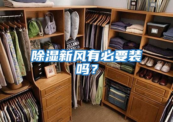 除湿新风有必要装吗？