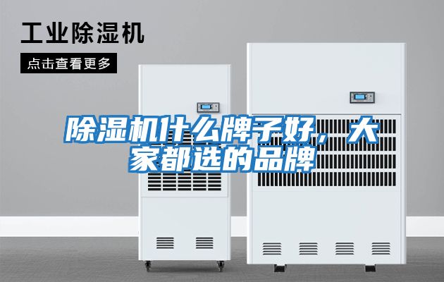除湿机什么牌子好，大家都选的品牌