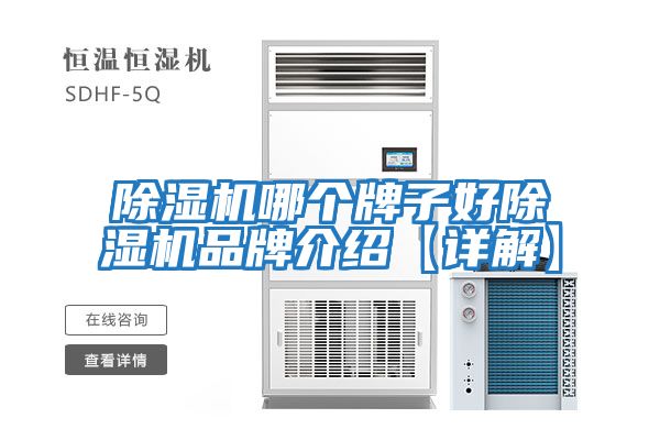 除湿机哪个牌子好除湿机品牌介绍【详解】