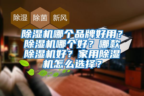 除湿机哪个品牌好用？除湿机哪个好？哪款除湿机好？家用除湿机怎么选择？