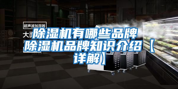除湿机有哪些品牌 除湿机品牌知识介绍【详解】