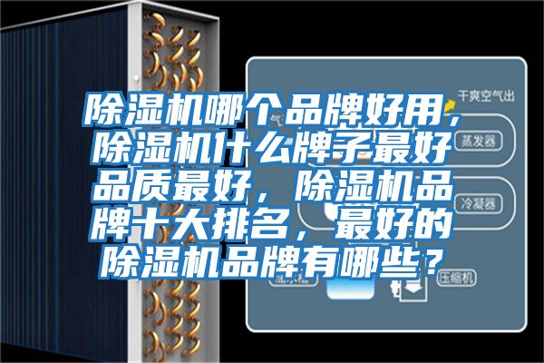 除湿机哪个品牌好用，除湿机什么牌子最好品质最好，除湿机品牌十大排名，最好的除湿机品牌有哪些？