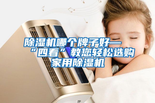 除湿机哪个牌子好—“四看”教您轻松选购家用除湿机
