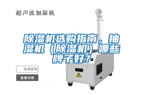除湿机选购指南，抽湿机（除湿机）哪些牌子好？
