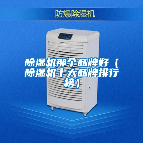 除湿机那个品牌好（除湿机十大品牌排行榜）